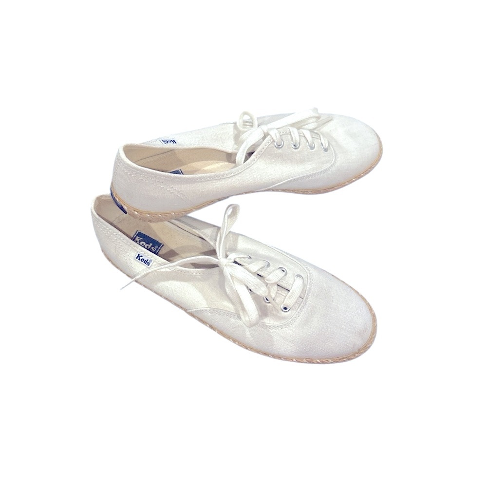 Keds Women's Classic White Lace-Up Sneakers